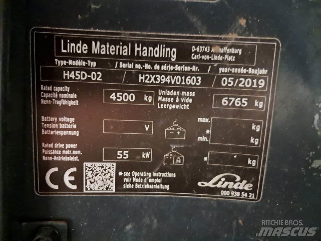 Linde H45D-02 Dieselmotviktstruckar