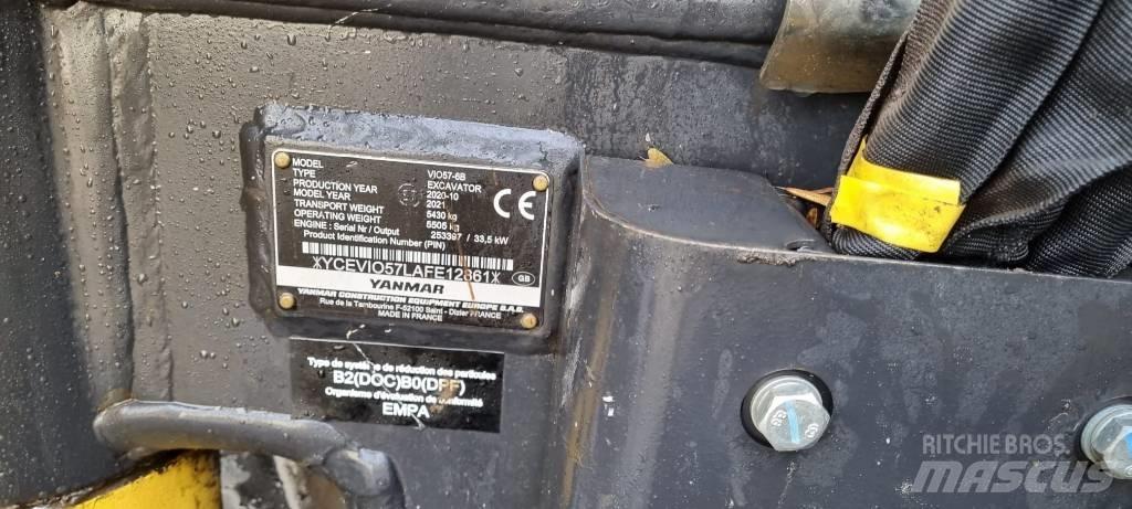 Yanmar Vio 57 Minigrävare < 7t