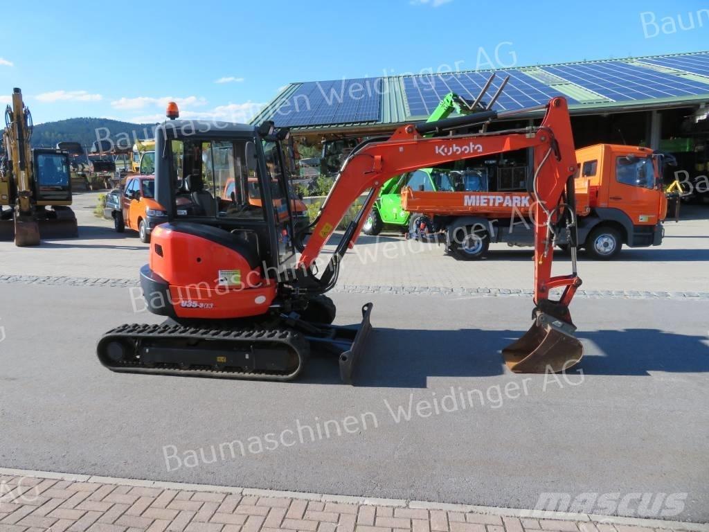 Kubota U 35-3 Minigrävare < 7t