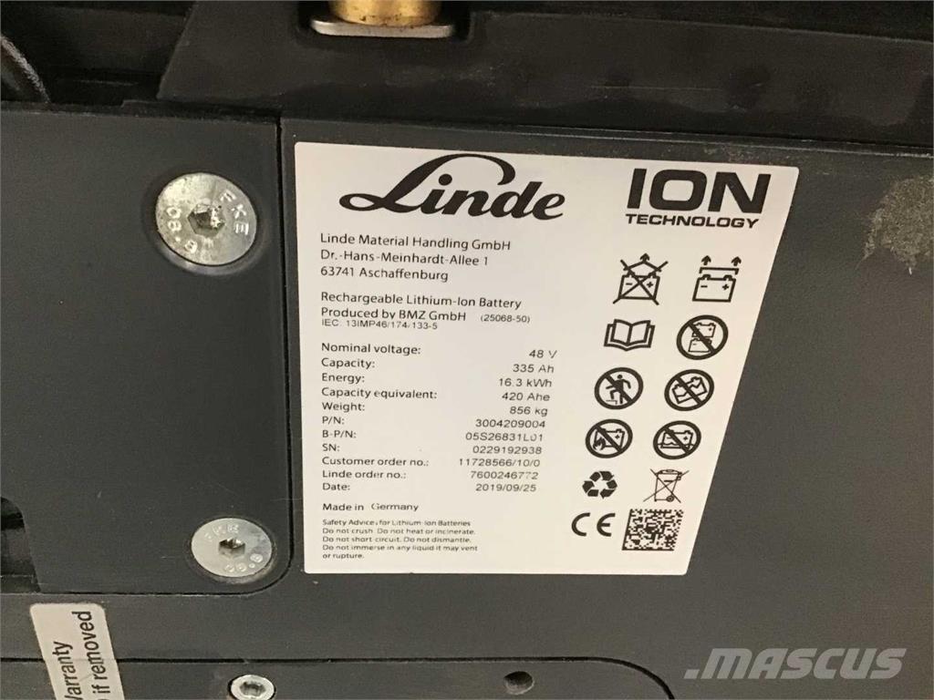 Linde E16 ION Elmotviktstruckar
