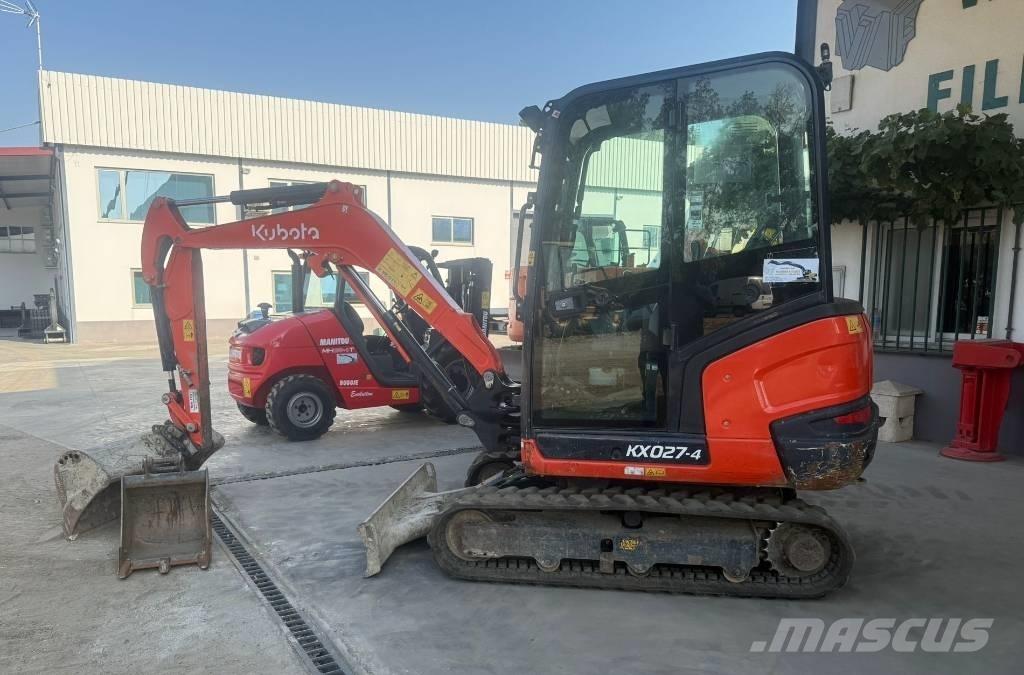Kubota KX 027-4 Minigrävare < 7t