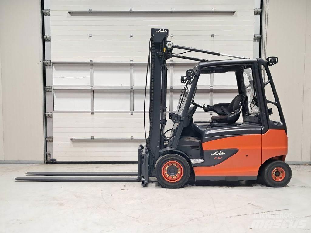 Linde E40H-01/600 Elmotviktstruckar