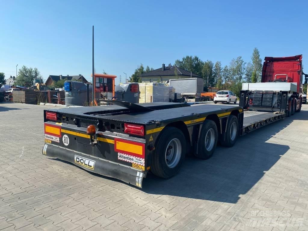 Doll T3H-S3F25 Låg lastande semi trailer