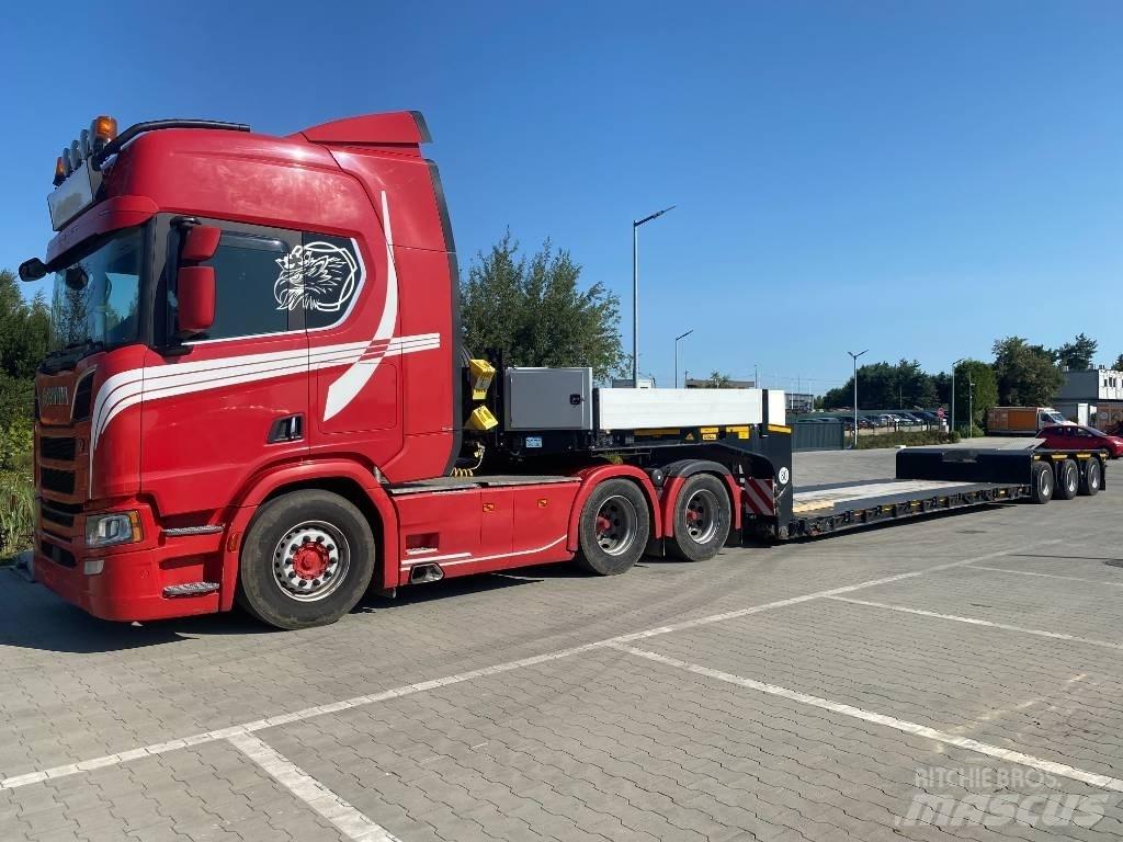 Doll T3H-S3F25 Låg lastande semi trailer