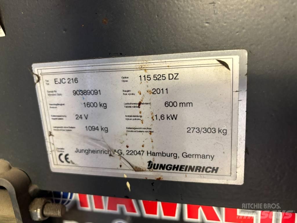 Jungheinrich EJC216 Staplare-led