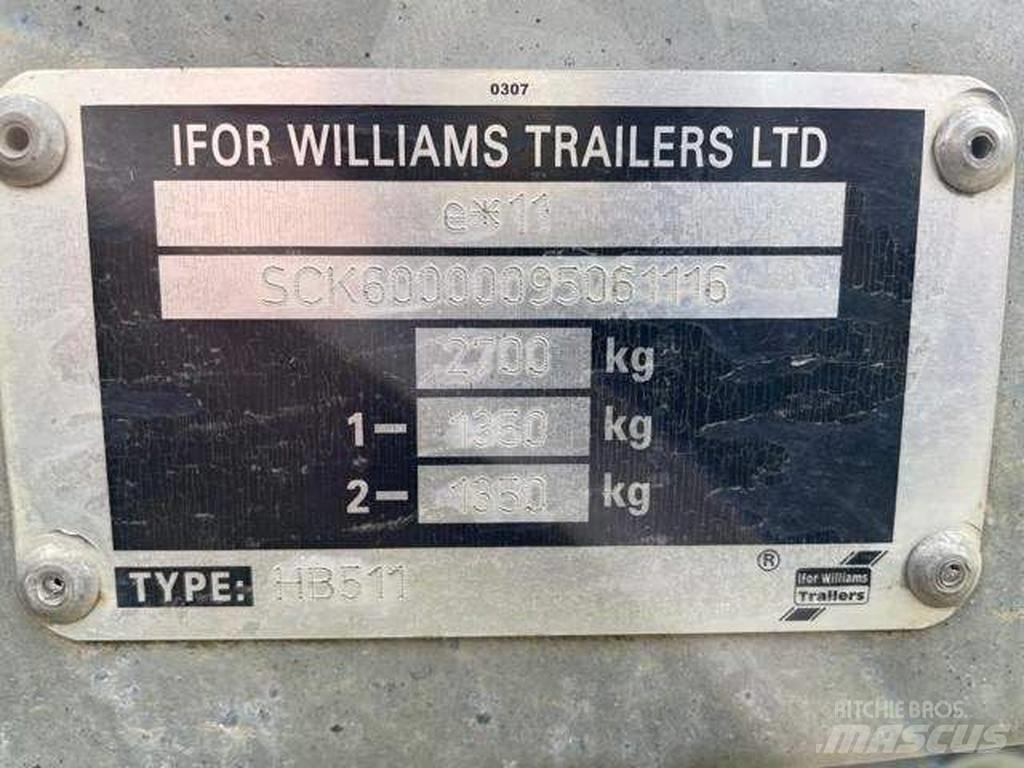 Ifor Williams HB 511 Djurtransportsläp