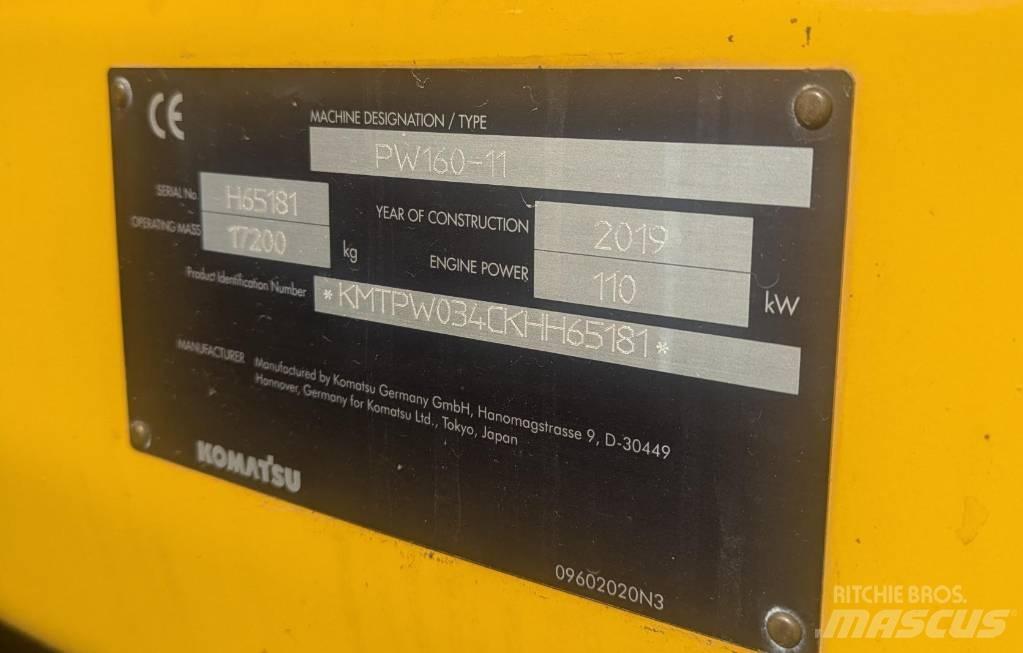 Komatsu PW160-11 Hjulgrävare