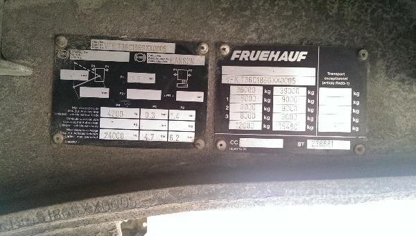 Fruehauf T36 Kapelltrailer