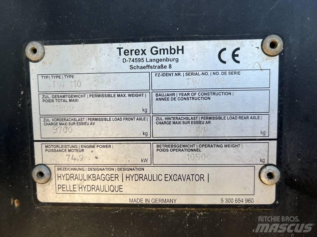Terex TW 110 Hjulgrävare