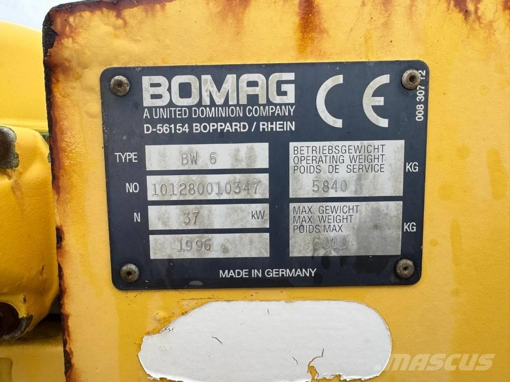 Bomag BW 6 Tvåvalsvältar