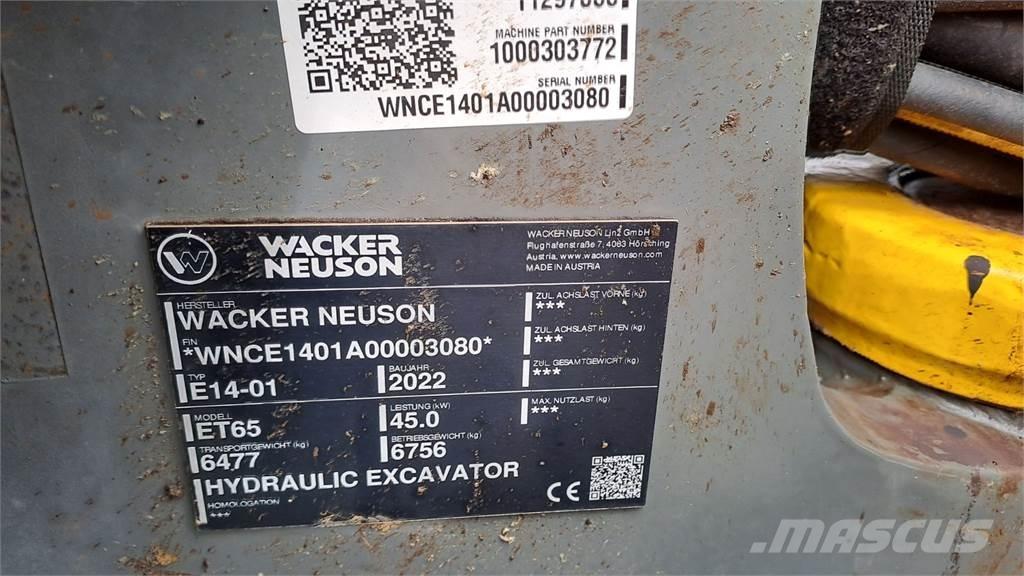 Wacker Neuson ET65 Bandgrävare