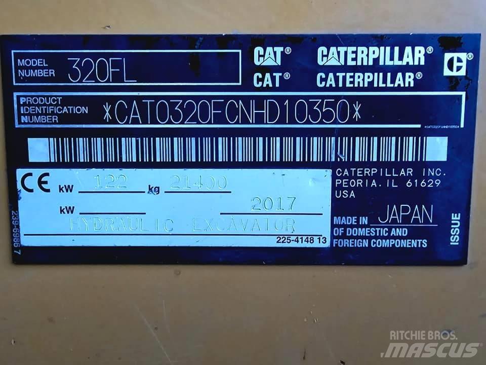 CAT 320 FL Bandgrävare