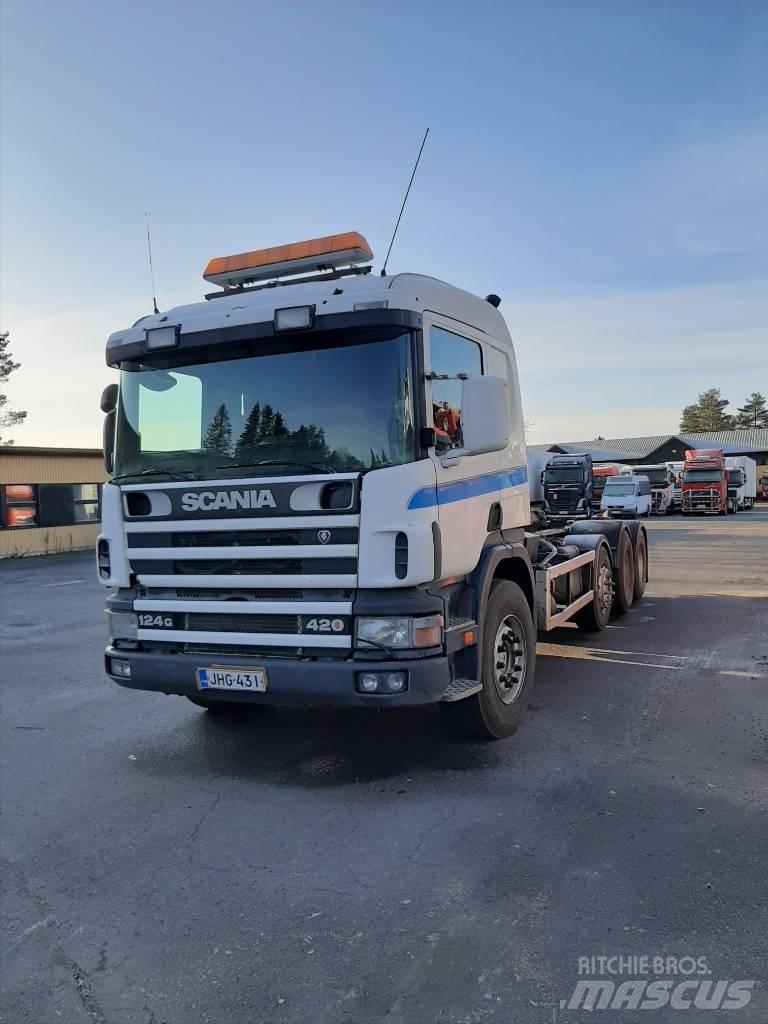 Scania P 124 Lastväxlare/Krokbilar