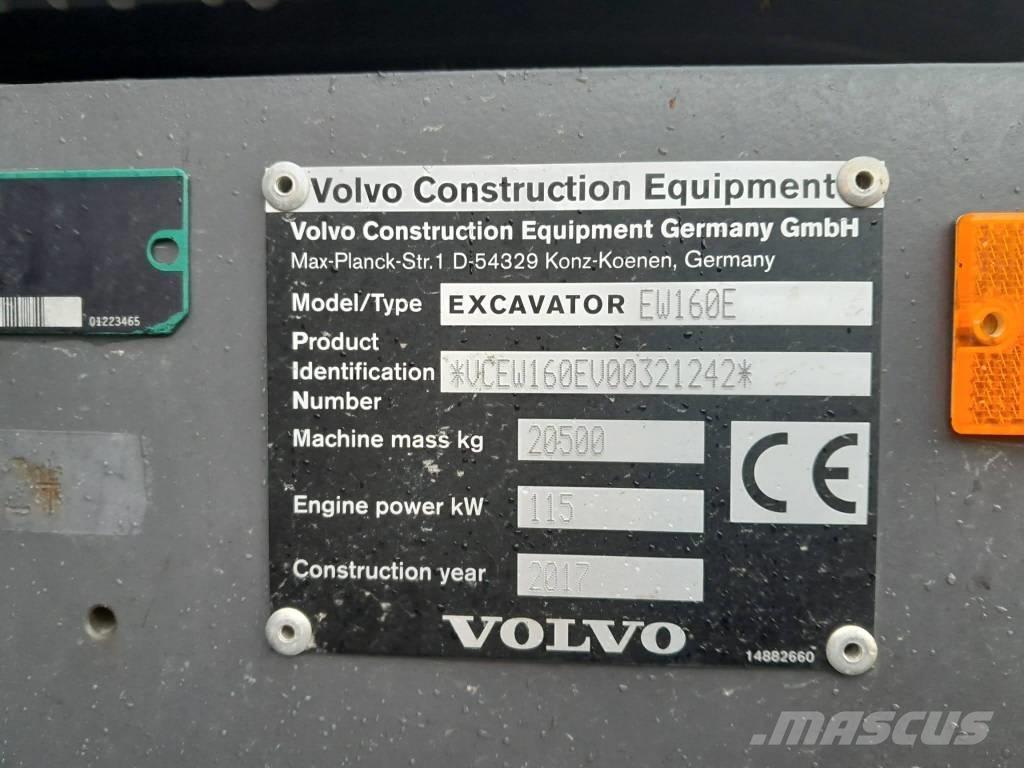 Volvo EW 160 E Hjulgrävare