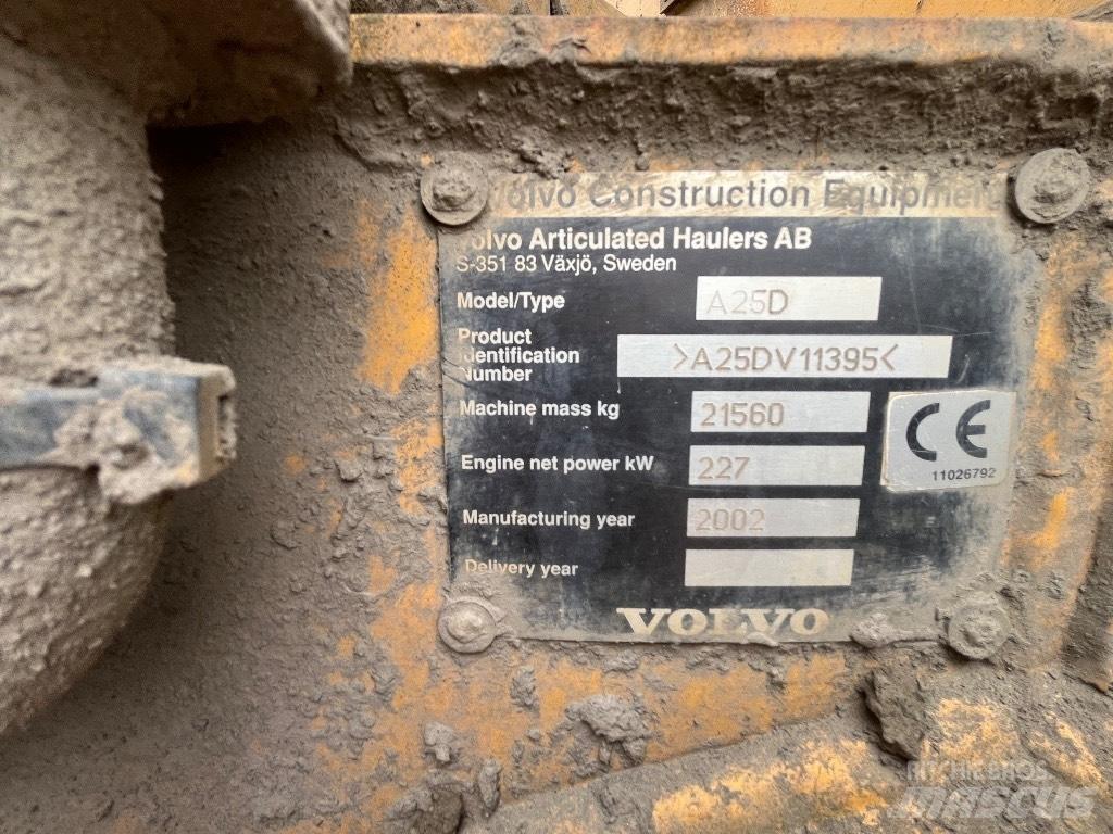 Volvo A 25 D Midjestyrd dumper