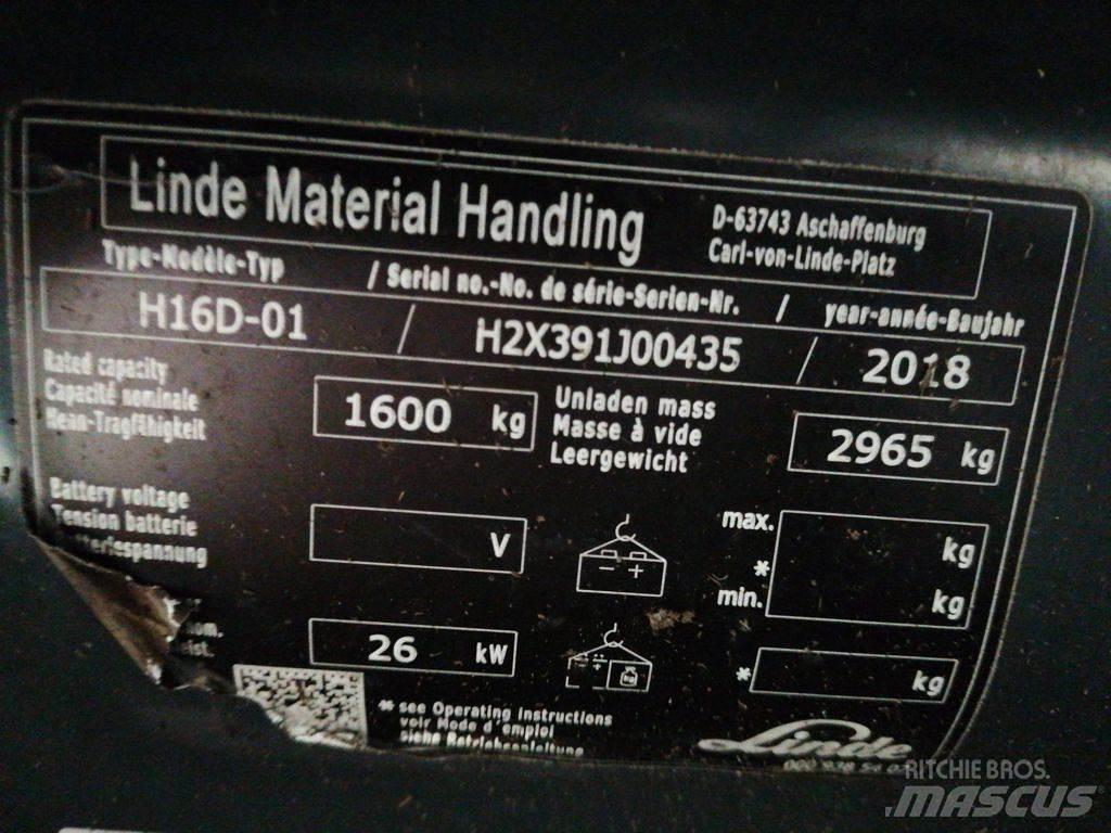 Linde H16D-01 Dieselmotviktstruckar