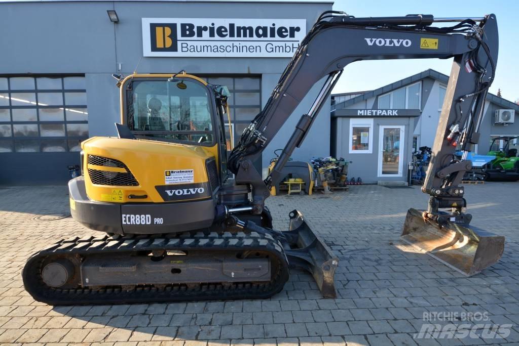 Volvo ECR 88 D Pro Midigrävmaskiner 7t - 12t