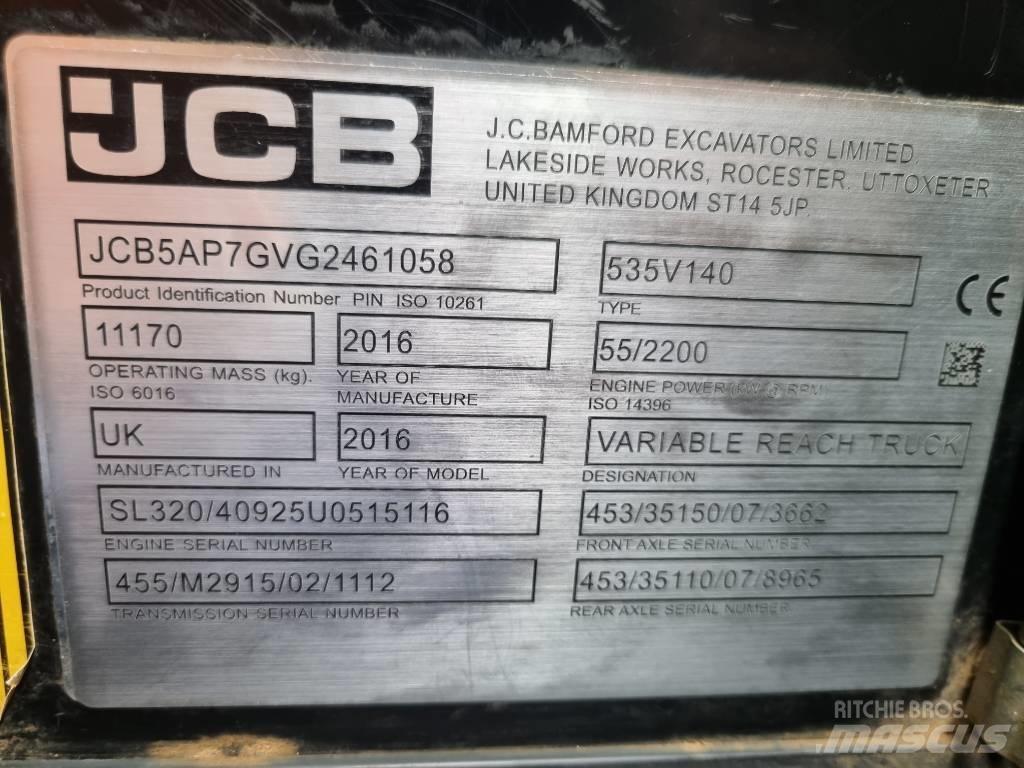 JCB 535-140 Hiviz Teleskoplastare