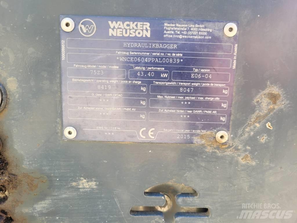 Neuson 75 Z 3 Midigrävmaskiner 7t - 12t