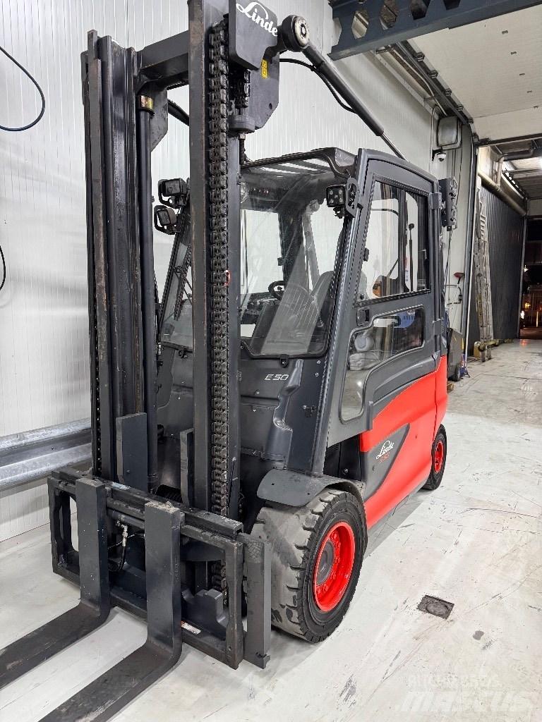 Linde E 50 Elmotviktstruckar