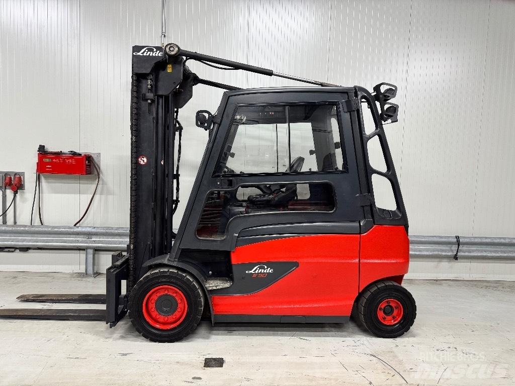 Linde E 50 Elmotviktstruckar