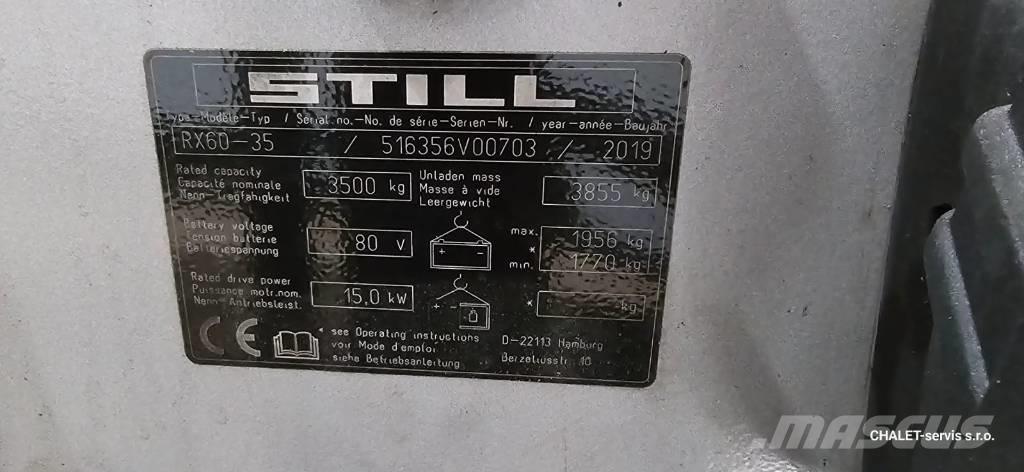 Still RX 60-35 Elmotviktstruckar
