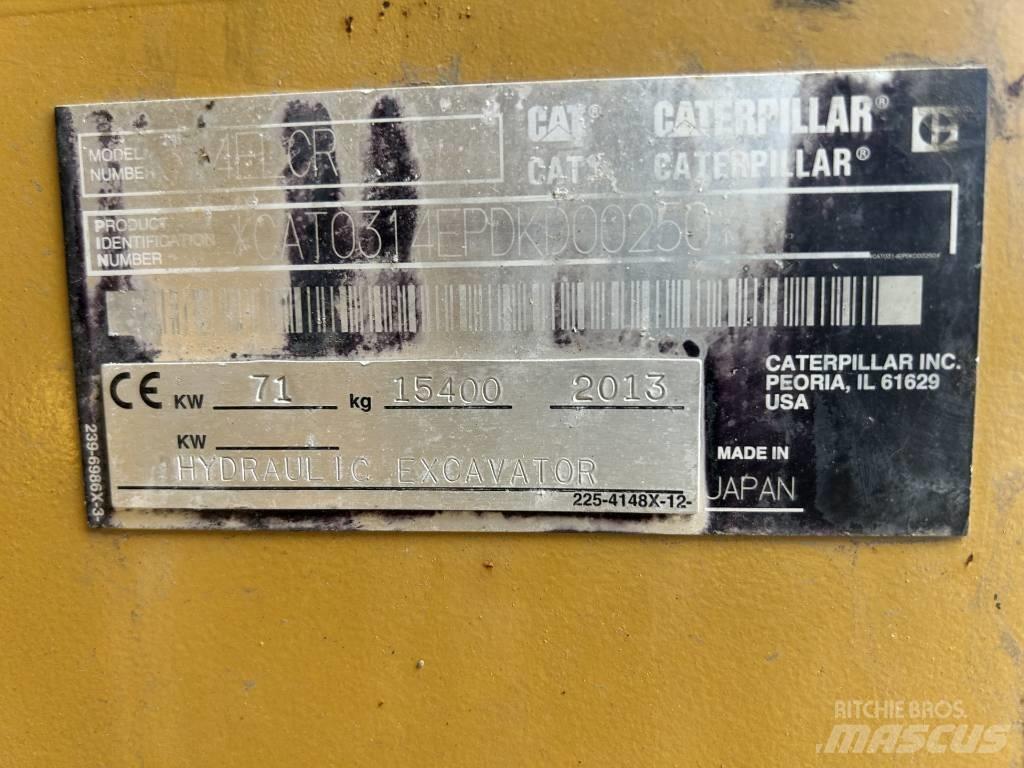 CAT 314 E LCR Bandgrävare