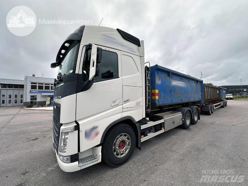 Volvo FH 500 EKIPAGE Lastväxlare/Krokbilar