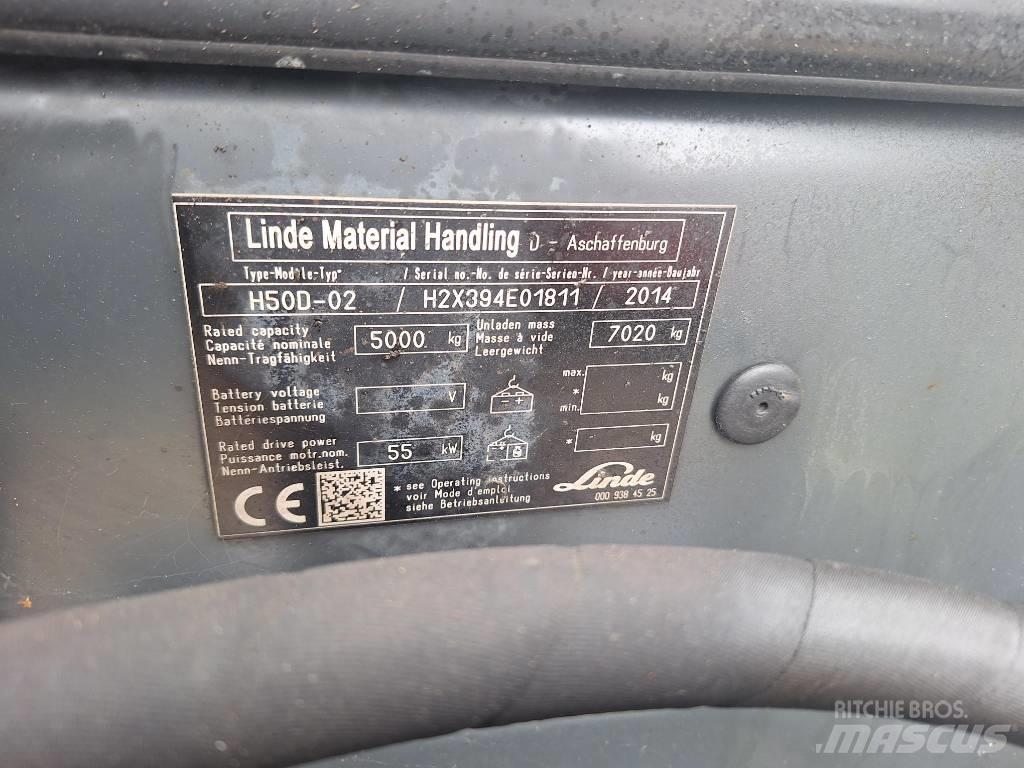 Linde H 50 D Dieselmotviktstruckar