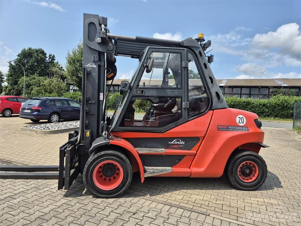 Linde H80D-03/900 Dieselmotviktstruckar