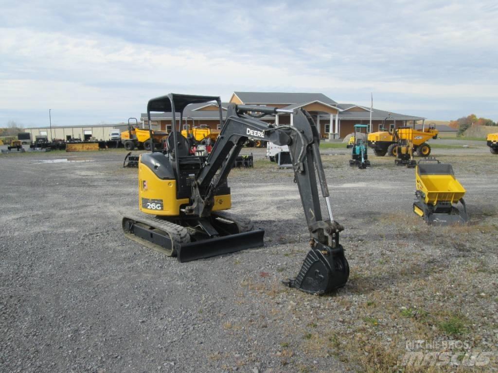 John Deere 26G Minigrävare < 7t