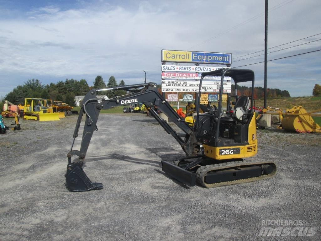 John Deere 26G Minigrävare < 7t