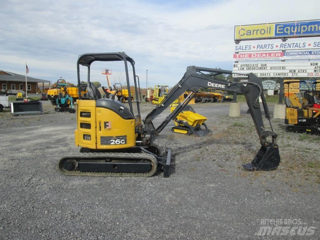 John Deere 26G Minigrävare < 7t