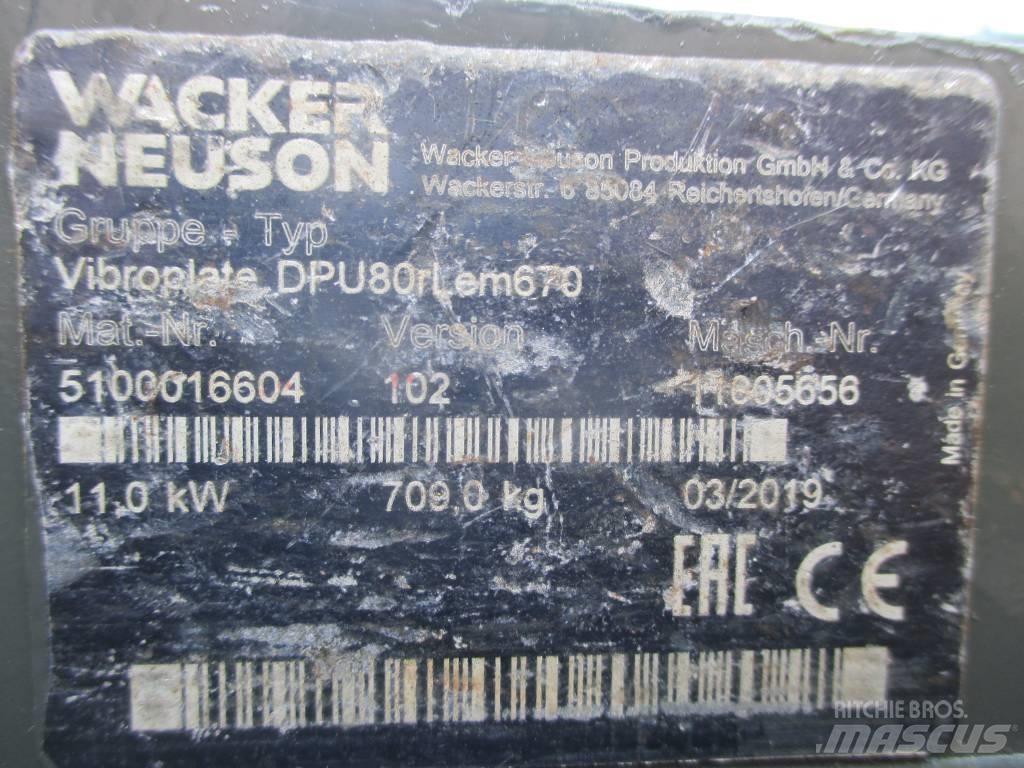 Wacker Neuson DPU 80 Markvibratorer
