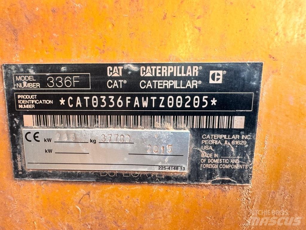 CAT 336 F L Bandgrävare