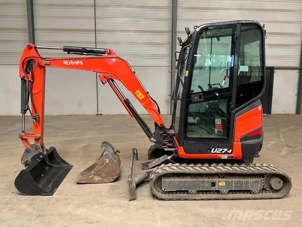 Kubota U 27-4 HI Minigrävare < 7t
