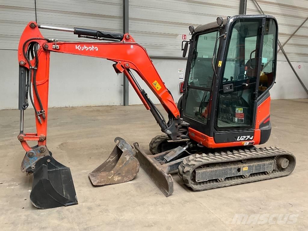 Kubota U 27-4 HI Minigrävare < 7t
