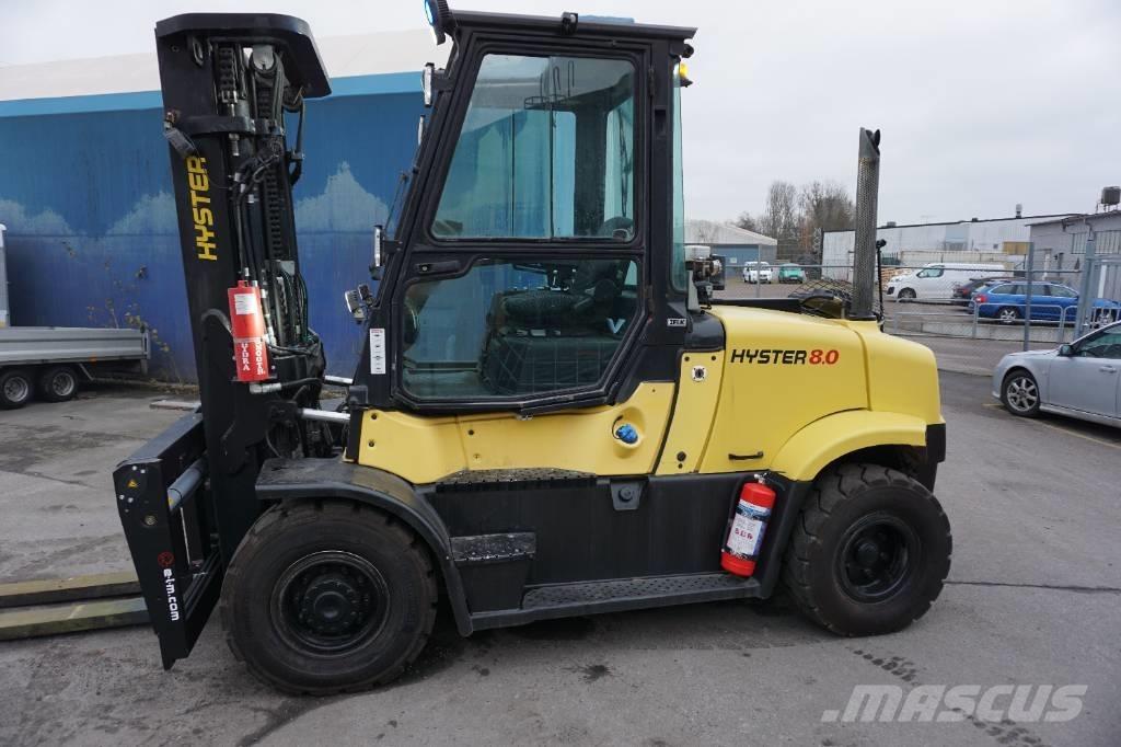 Hyster H8.0FT Dieselmotviktstruckar