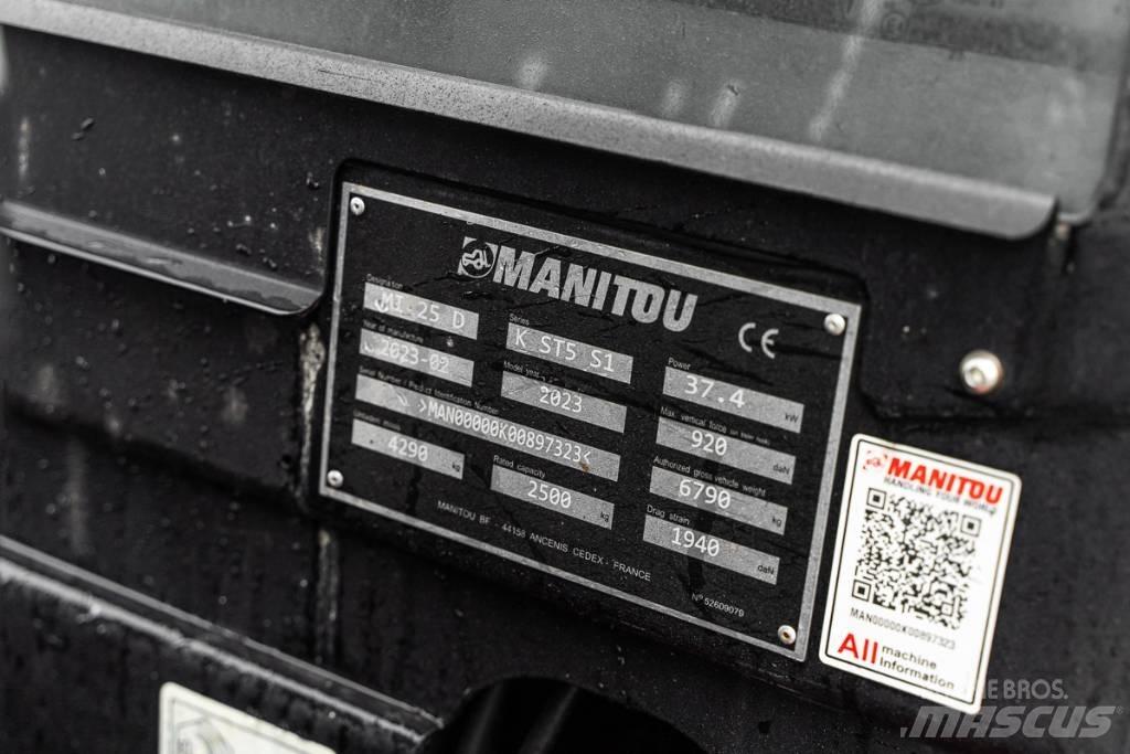 Manitou MI 25 D Dieselmotviktstruckar