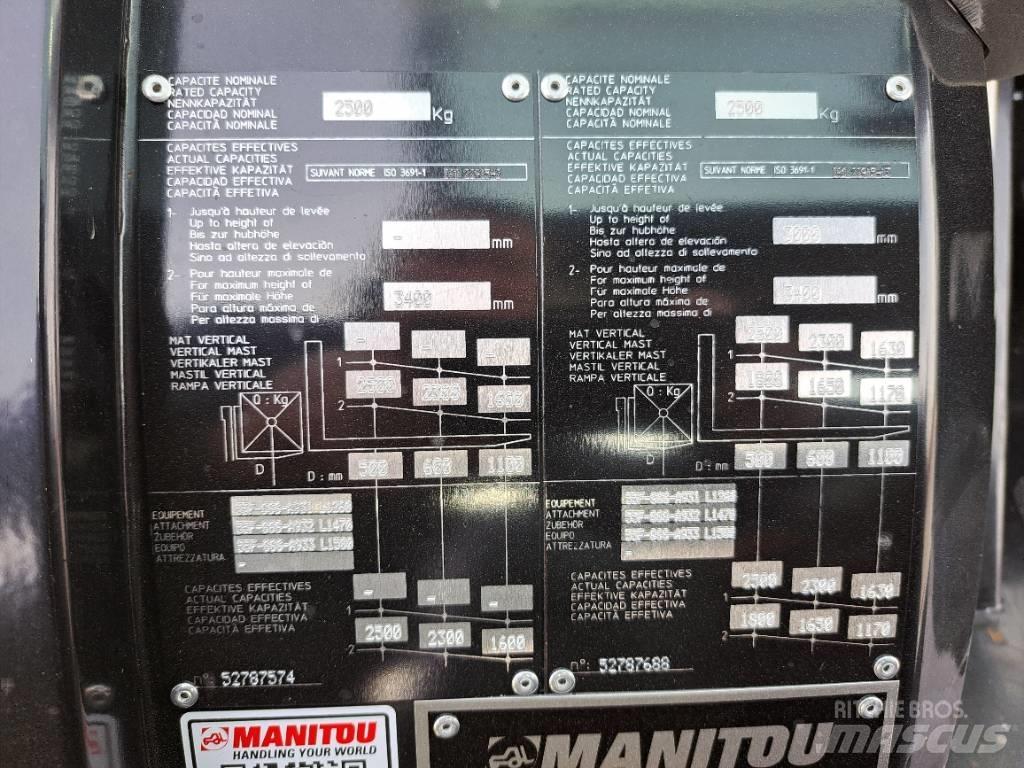 Manitou MC 25-4 Dieselmotviktstruckar