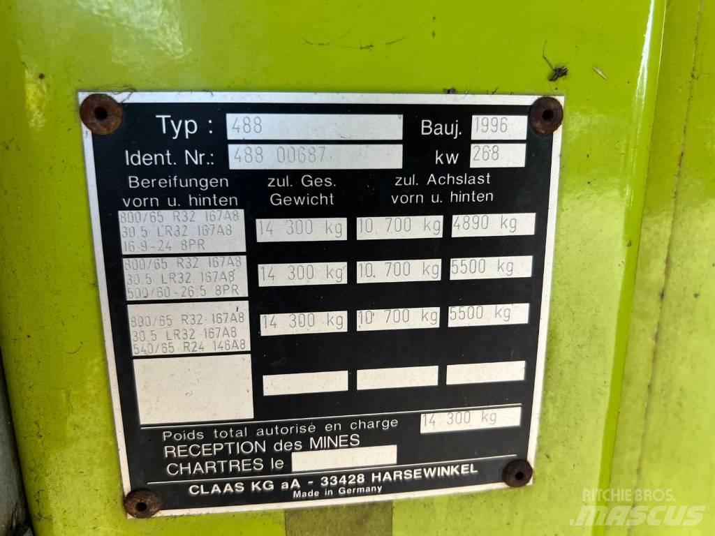 CLAAS Jaguar 840 Självgående fälthackar