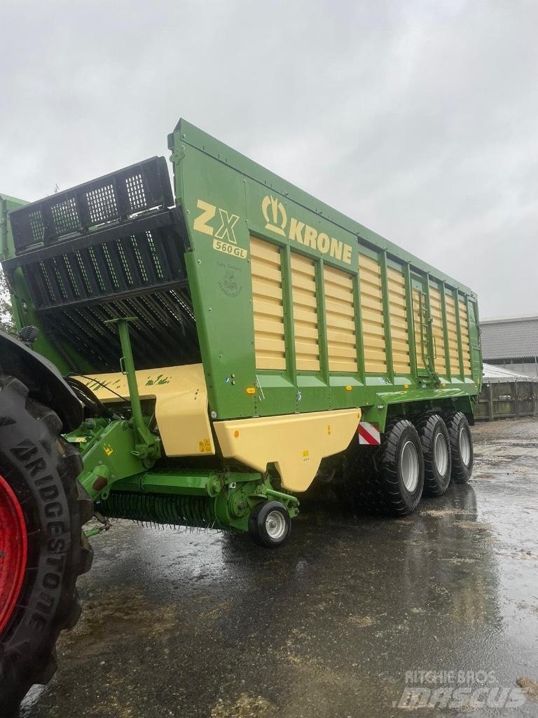 Krone ZX 560 GL Hackvagn / Självlastarvagn