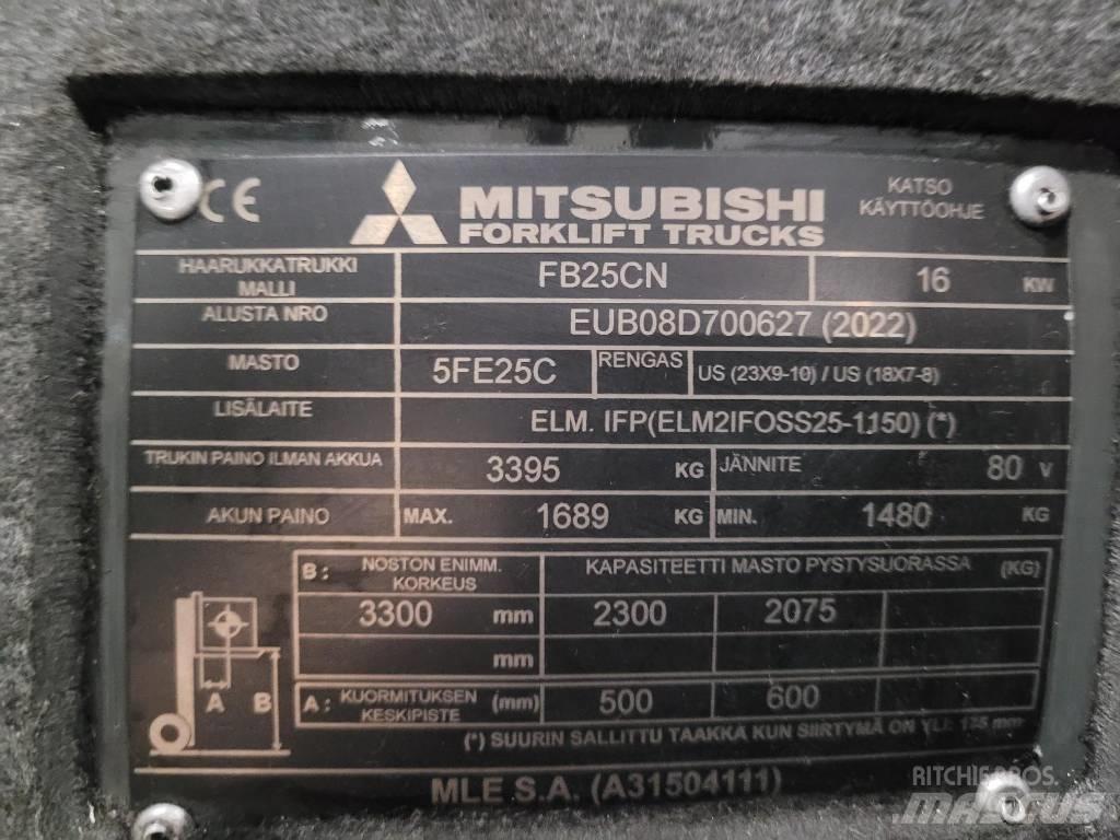 Mitsubishi FB 25 CN Elmotviktstruckar