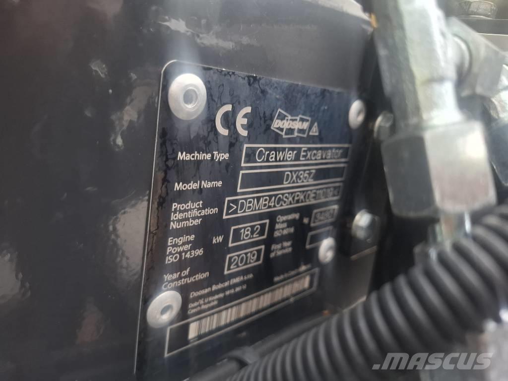 Doosan DX 35 Z Minigrävare < 7t