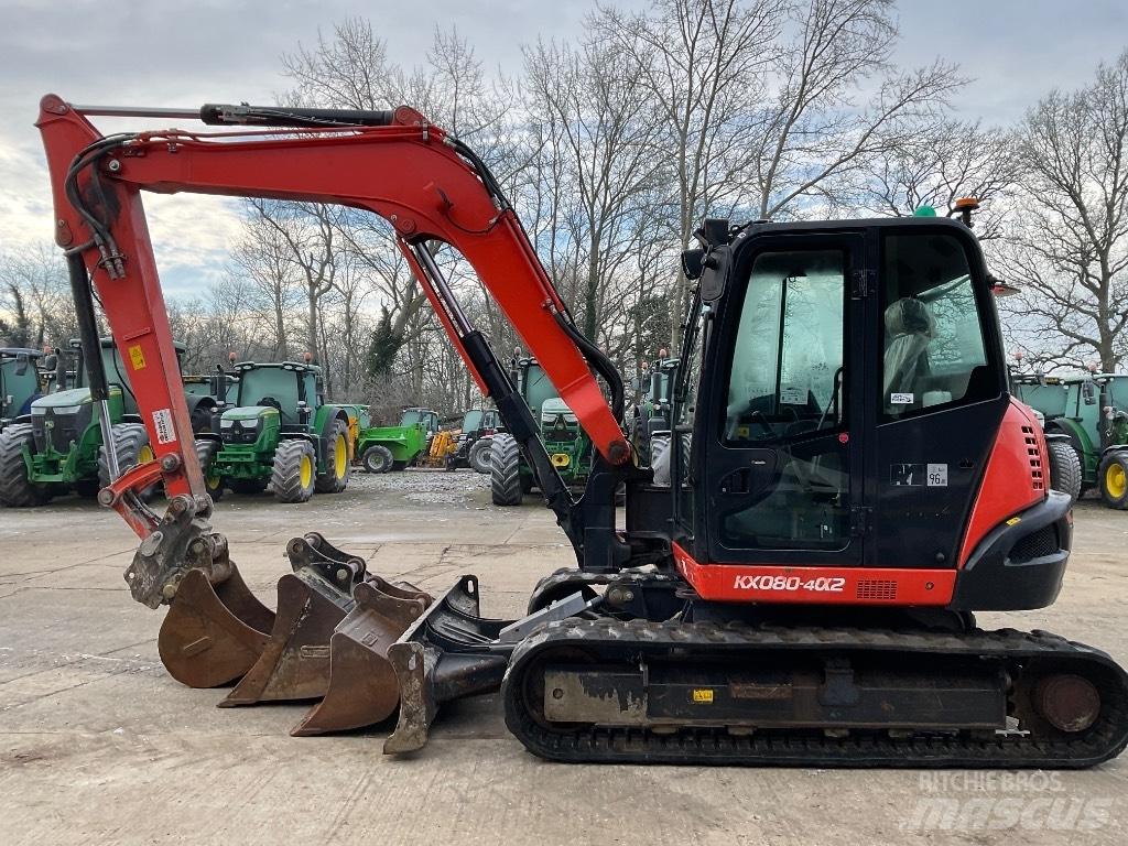 KUBOTA KX080 Midigrävmaskiner 7t - 12t
