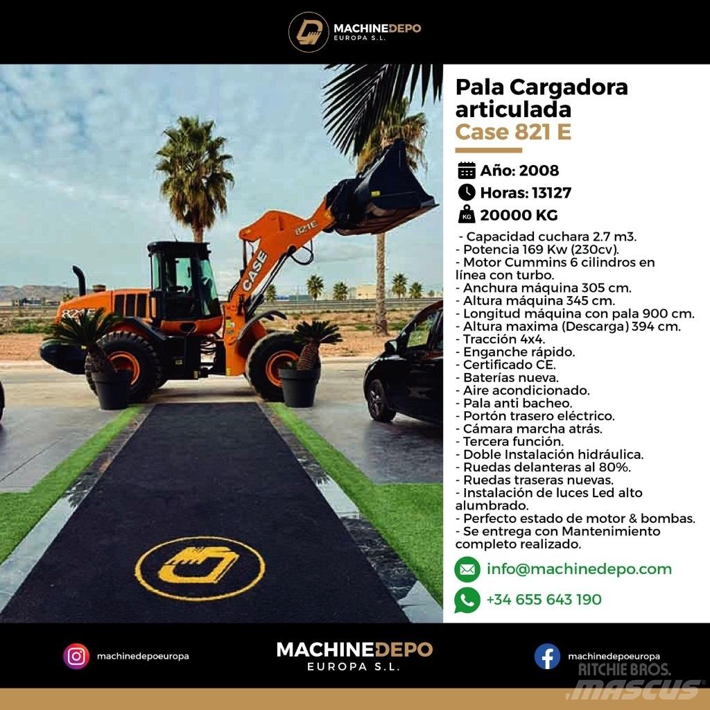 CASE 821 E Hjullastare