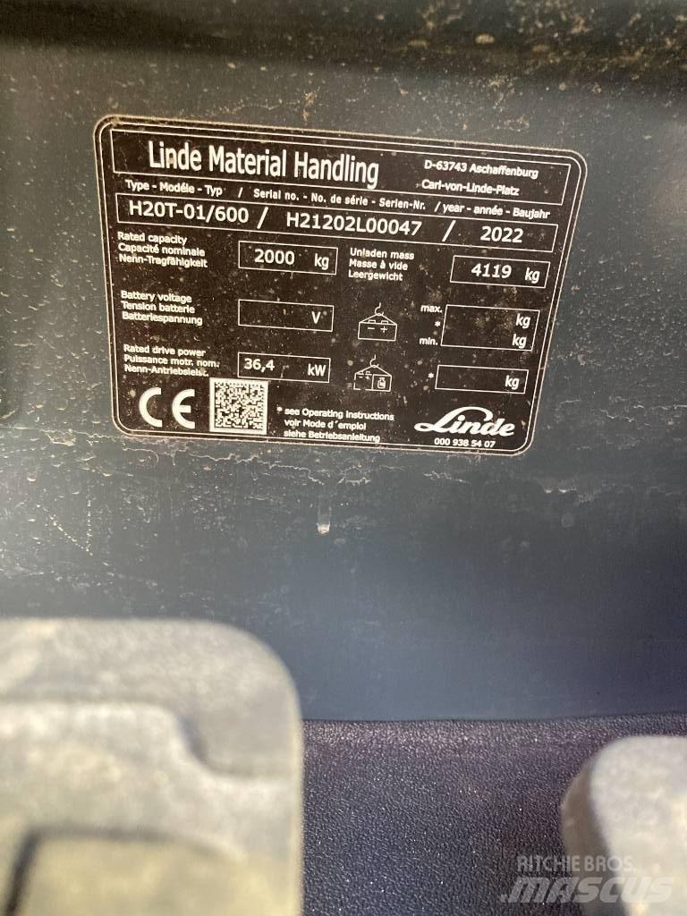 Linde H20T600/1202 Gasolmotviktstruckar