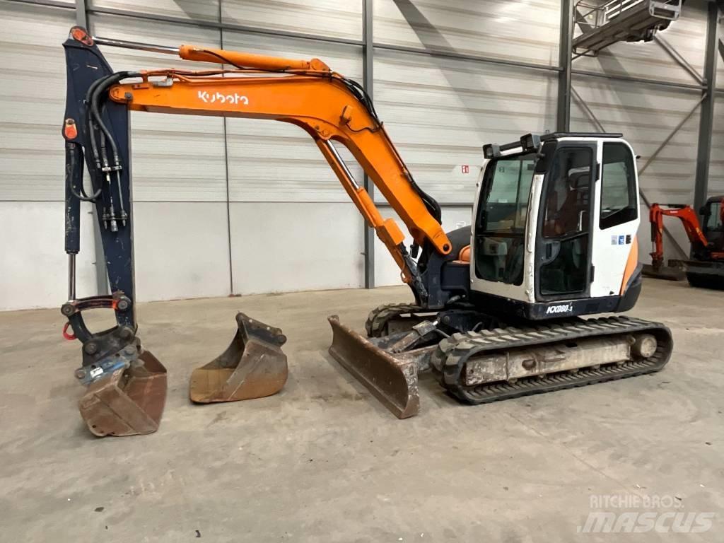 Kubota KX 080-3 Midigrävmaskiner 7t - 12t