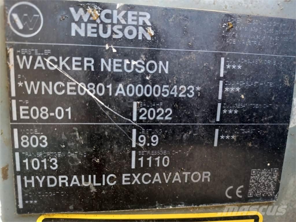 Wacker Neuson 803 Bandgrävare
