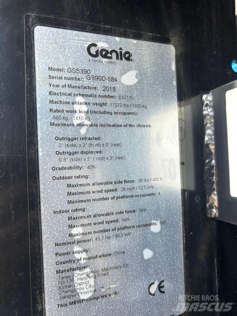 Genie GS 5390 RT Saxliftar